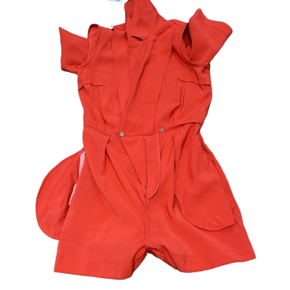 BNWT Ba&sh Calia Romper - Ruby - Picture 7 of 16